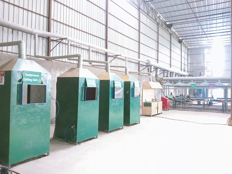 Advanced green recycling technology at Recyclico Waste Management facility